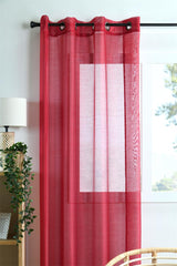 Linwood Rød – Tynn gardin 140 x 260 cm