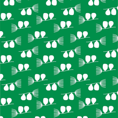 Little Breeze Apple - Lola voksduk i grønt og hvitt