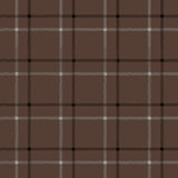 Check Pecan – Lola voksduk med klassisk rutet design, mønster