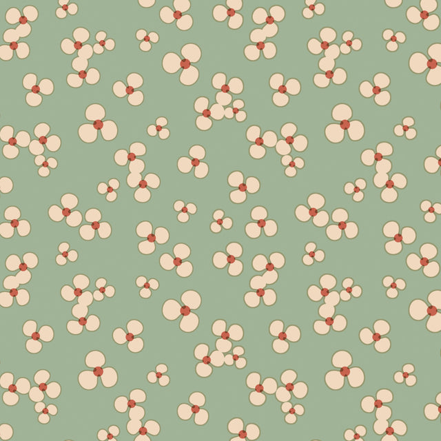 Niwa Green Tea – Lola voksduk med delikate blomster