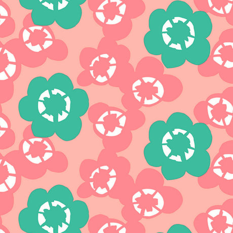 Lola voksduk, Big Meadow Flamingo, 140 cm bred