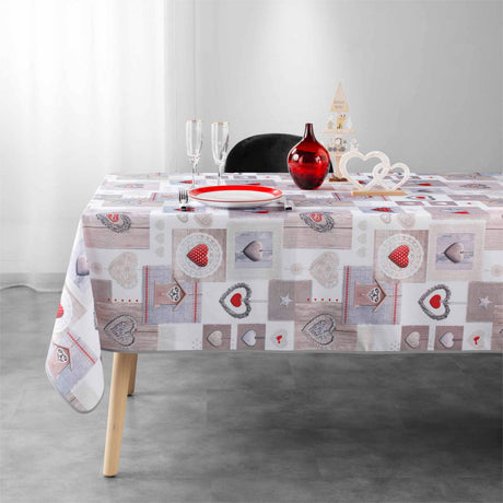 Love – juleduk med flekkavvisende behandling, 150 x 240 cm