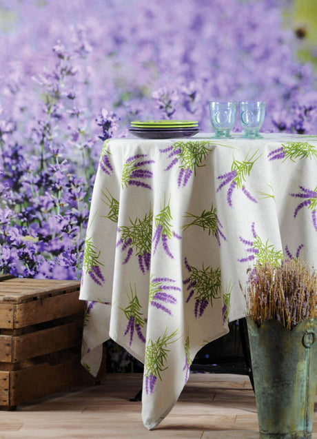 Luberon Lavendel, akrylduk 150 cm bred