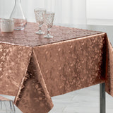 Metallise Luny pink – voksduk, 140 x 240 cm