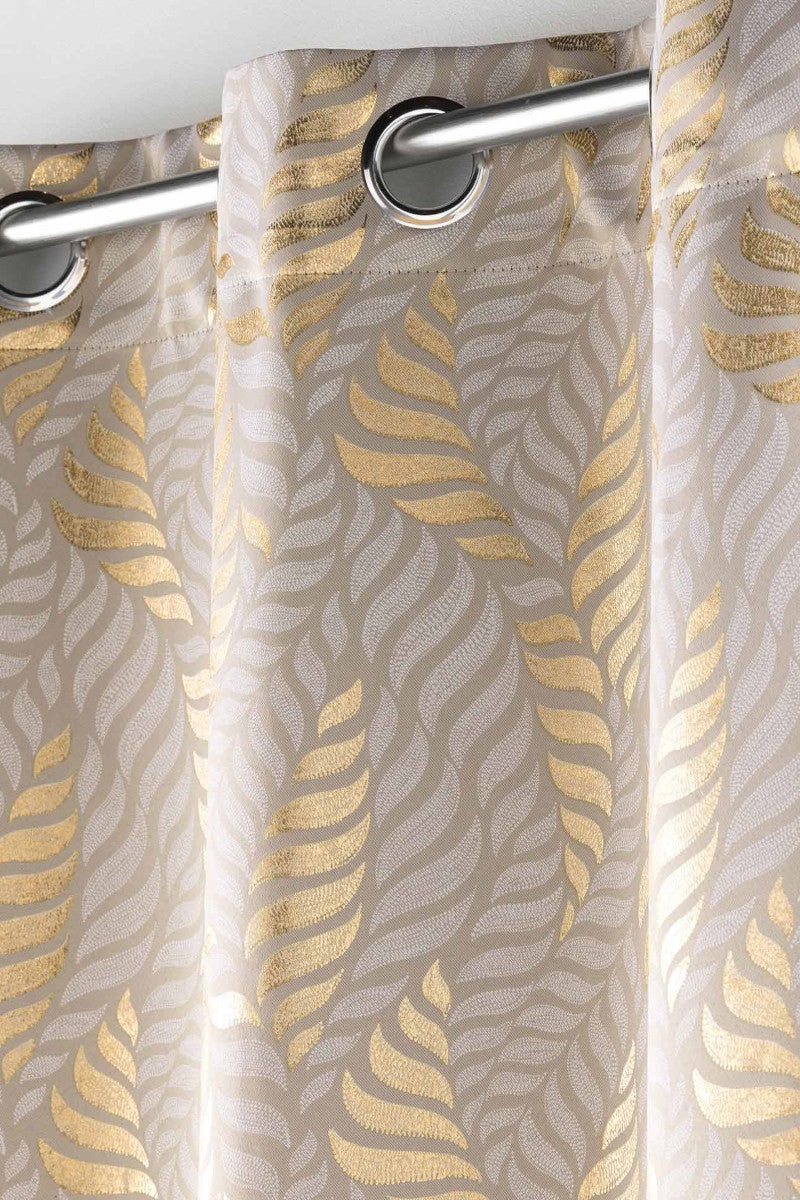 Lyra Taupe – Mørkleggingsgardin 140 x 260 cm nærbilde