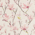 Magnolia Blossom – Akrylduk i linlook med magnoliablomster