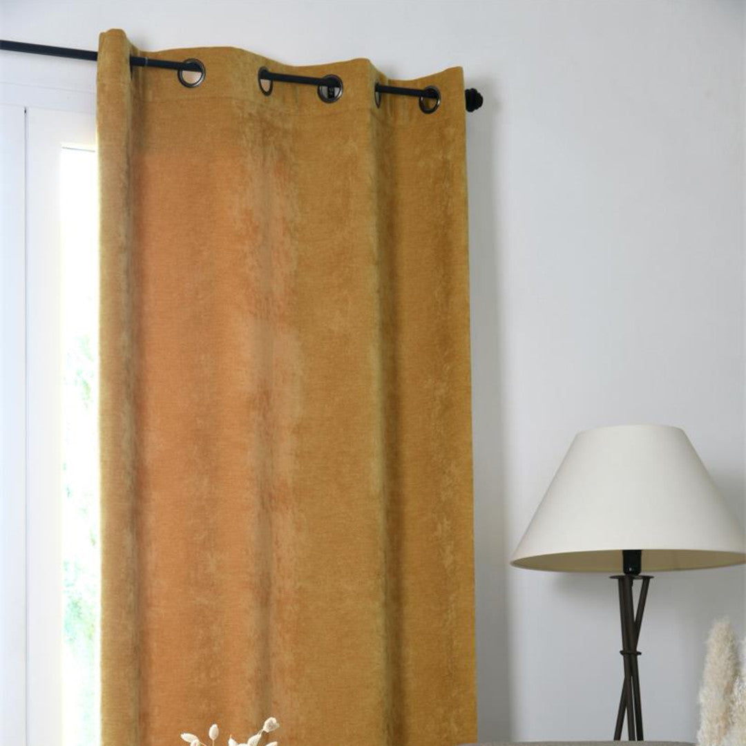 Manchester Sennepsgul – Isolerende gardin 140 x 260 cm