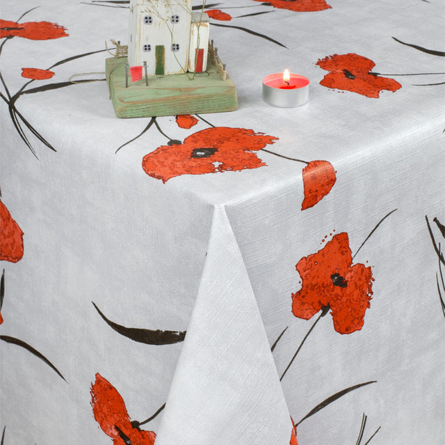 Manga-Valmuer, voksduk med lett preget overflate