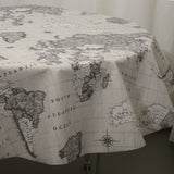 Map Mundi grå – Akrylduk med verdenskart