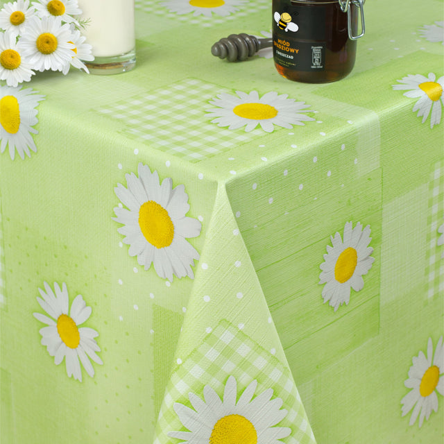 Prestekrager og patchwork – voksduk med lett preget overflate