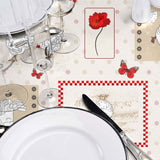 Margotte – Sjarmerende voksduk med høner og landligt motiv