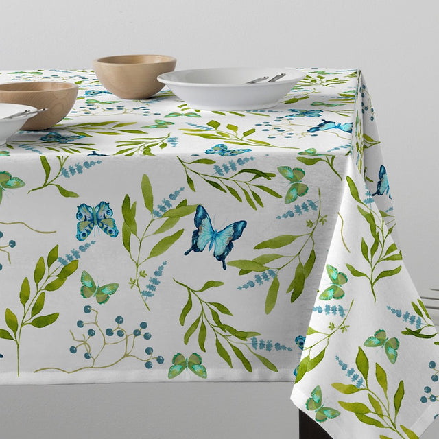 Mariposas Azul – Vakker akrylduk med blå sommerfugler