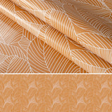 Mathilda lys brun/beige – Voksduk med strekblader