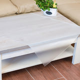 Sterk matt voksduk - Beskyttende plastfilm for glass og høyglanspolerte bord - 2,0 mm / 100 cm