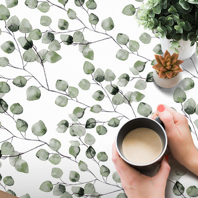 Maure Verde - Voksduk med grønnlige blader