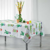 Melocactus White, bordduk med flekkavvisende behandling, 150 x 240 cm