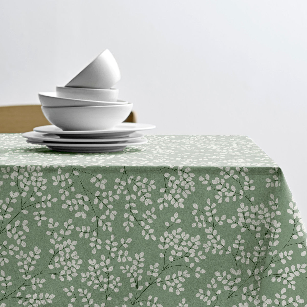 Mimosa Hedge Green - Södahl akrylduk i 100% bomull med antiskli hjørne