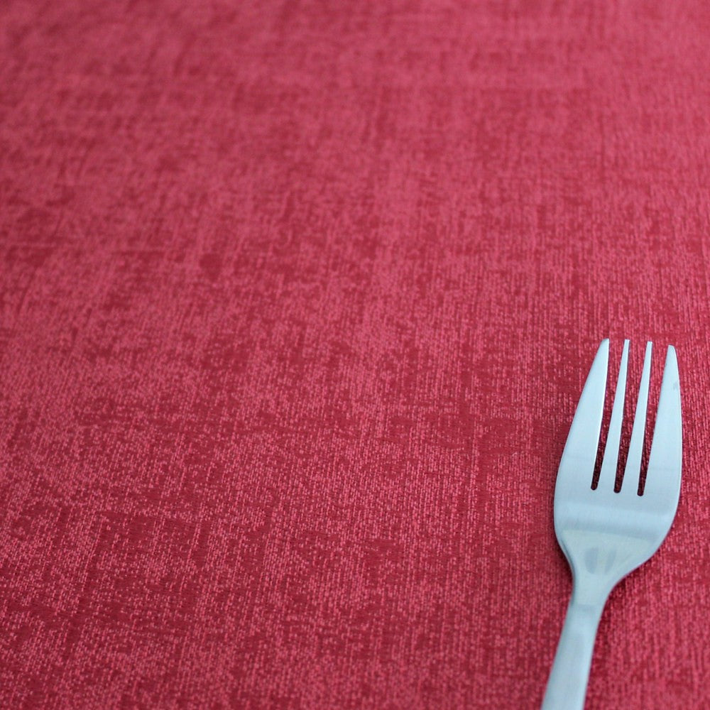 Morillo Luxxus Cherry - Jacquardvevd akrylduk, 140 cm bred