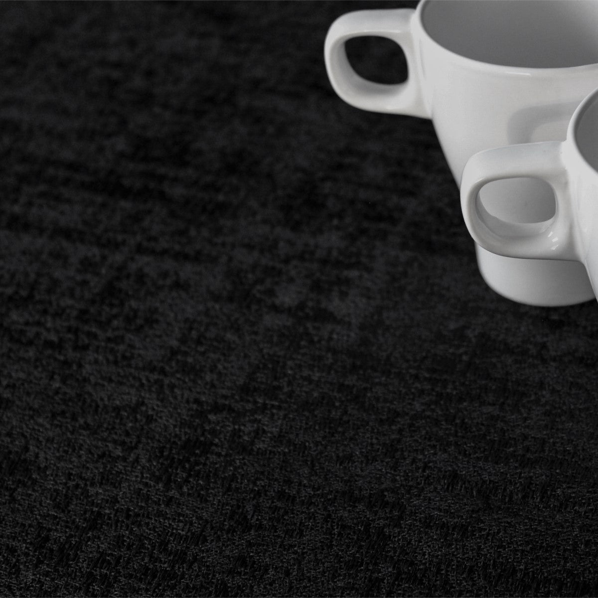 Morillo Luxxus Svart - Jacquardvevd akrylduk, 160 cm