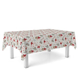 Navida juleduk – Akrylduk med julenissen og full julesekk på bord