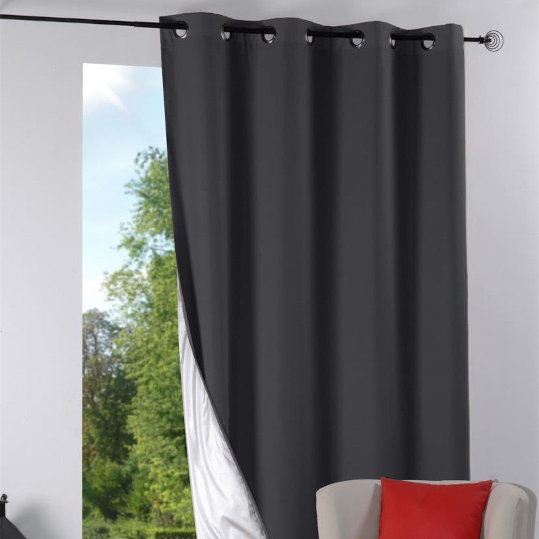 Nelson Antrasitt – Isolerende gardin 135 x 240 cm