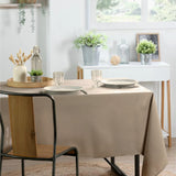 Nelson – ensfarget rektangulær duk med flekkavvisende behandling 145 x 300 cm linfarget miljø