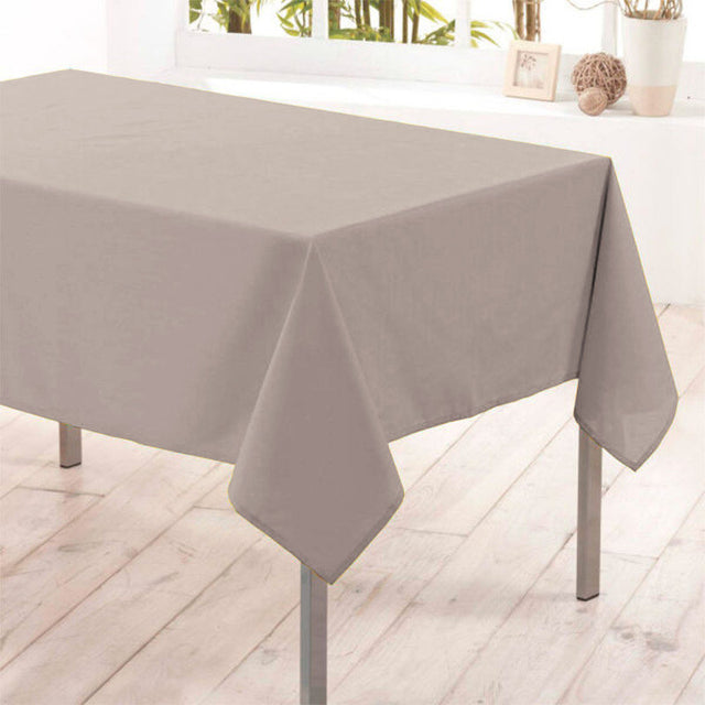 Nelson, ensfarget rektangulær duk med flekkavvisende behandling 145 x 240 cm - Mastic