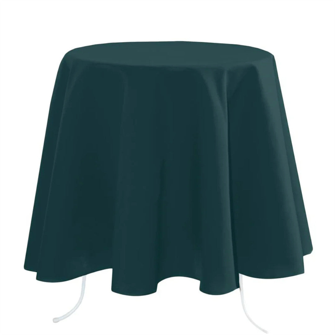 Nelson, ensfarget rund bordduk Ø 180, Koboltblå