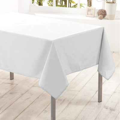 Nelson, ensfarget rektangulær duk med flekkavvisende behandling 145 x 240 cm - Hvit