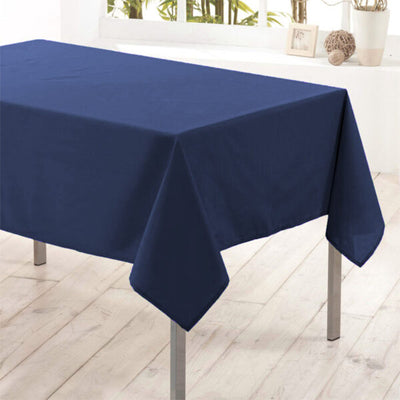 Nelson, ensfarget rektangulær duk med flekkavvisende behandling 145 x 300 cm - Petroleum