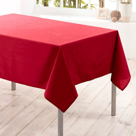 Nelson, ensfarget rektangulær duk med flekkavvisende behandling 145 x 300 cm - Rød