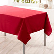 Nelson, ensfarget rektangulær duk med flekkavvisende behandling 145 x 240 cm - Rød