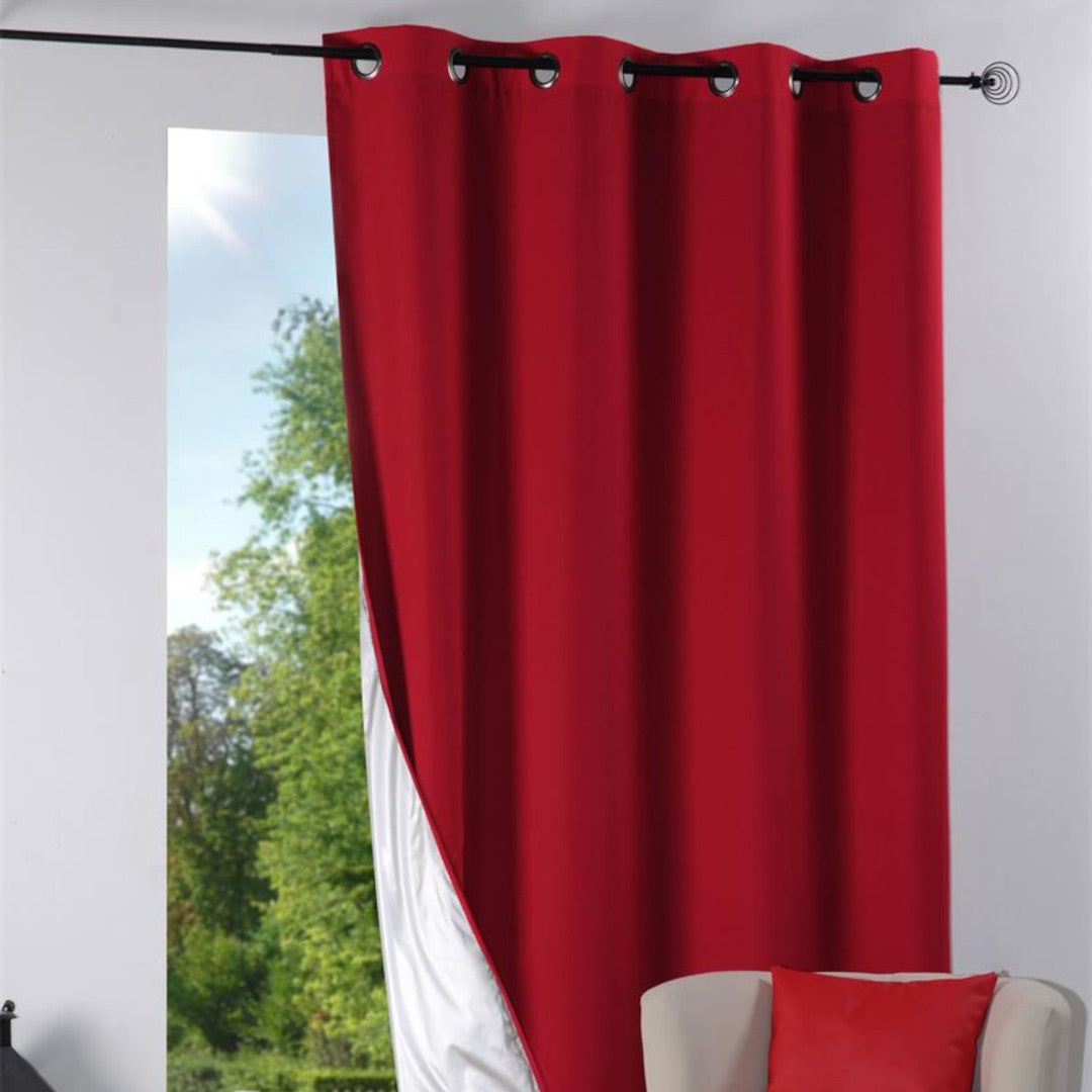 Nelson Rød – Isolerende gardin 135 x 240 cm
