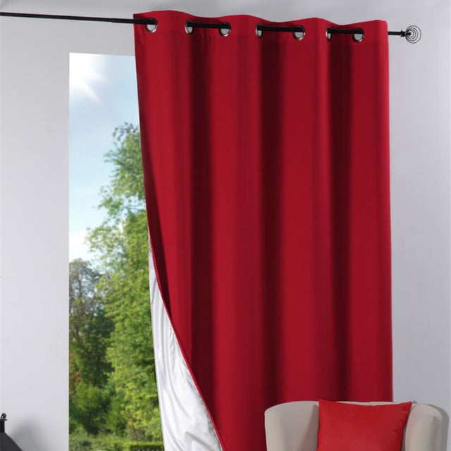 Nelson Rød – Isolerende gardin 135 x 240 cm