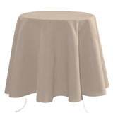 Nelson, ensfarget rund bordduk Ø 180, linfarget