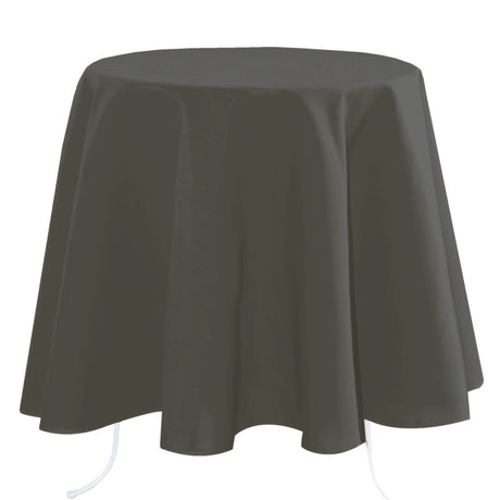 Nelson, ensfarget rund bordduk Ø 180 - Antrasitt