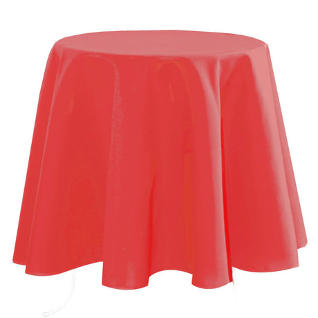Nelson, ensfarget rund bordduk Ø 180, Korall