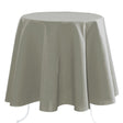 Nelson, ensfarget rund bordduk Ø 180, Grå
