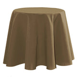 Nelson, ensfarget rund bordduk Ø 180, Taupe