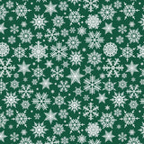 Nieve Grønn – Juleakrylduk med de vakreste hvite snøkrystaller