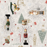 Nøtteknekkeren – Julevoksduk, juletre, tromme, gyngehest