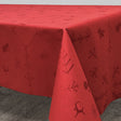 Noel Engholm Juleduk – Jacquardvevd akrylduk i rød med antiskli