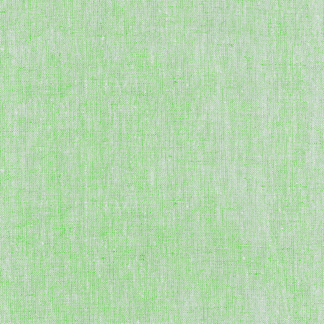 Note Vårgrønn - Ensfarget glatt voksduk med linlook