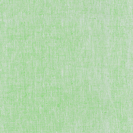 Note Vårgrønn - Ensfarget glatt voksduk med linlook