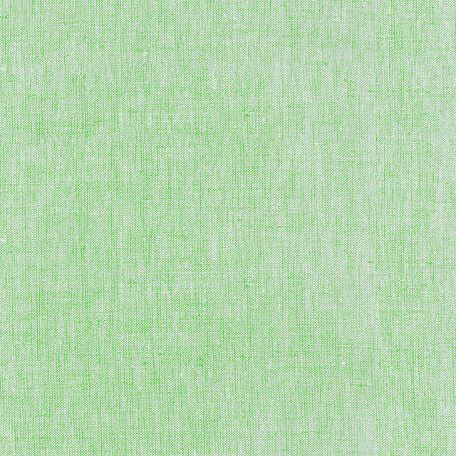 Note Vårgrønn - Ensfarget glatt voksduk med linlook