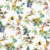 Oliven på gren – voksduk med fargerike oliven