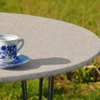 Oriel Beige - Runde voksduker med strikk