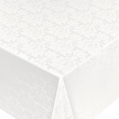 Ornament hvit – pvc-fri voksduk