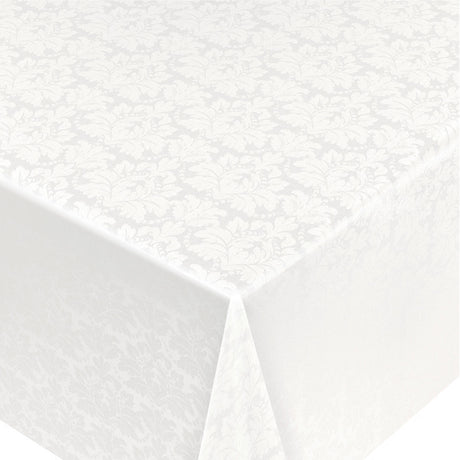 Ornament hvit – pvc-fri voksduk