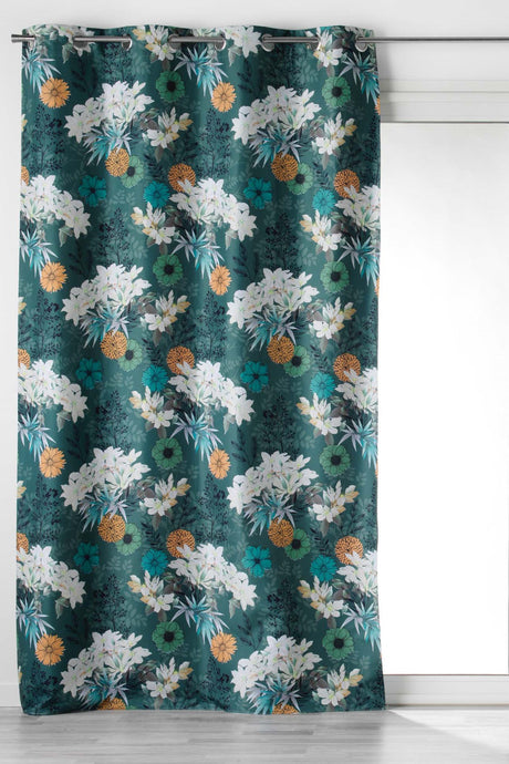 Osaka Blå – 100 % mørkleggingsgardin 135 x 260 cm